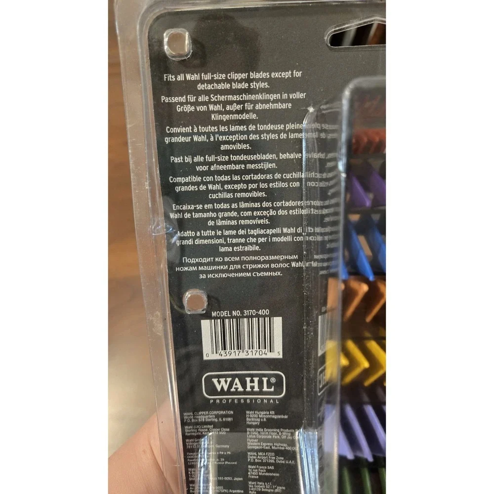 New Wahl Hair Fur Clipper Cutting Guides Guards Color Coded 8 With Tray TikTok